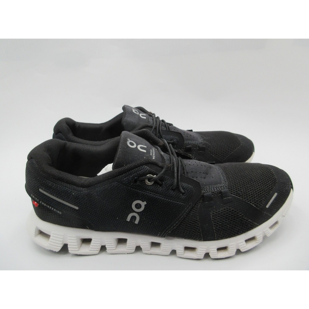 On Cloud Running Shoes Womens Size 9.5 Black Mesh CloudTec Sneakers Athletic